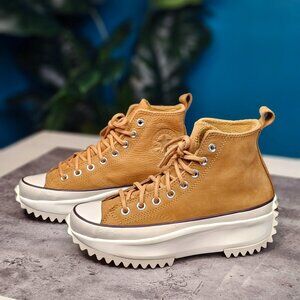 Size 7.5 - Converse Run Star Hike High Wheat
